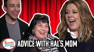 Hal’s Mom Gets Advice From Melissa McCarthy (w/ Life of the Party cast)
