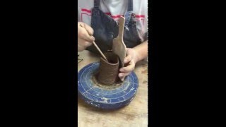 Dylan Gasaway, Teacups Demo using Shimpo Banding Wheel