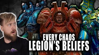 The Beliefs And Goals Of Each Chaos Space Marine Legion. | Warhammer 40K Lore
