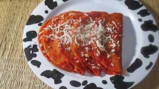 El sabor de Sabi: enchiladas o entomatadas con queso