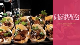 Chaophraya Thai Birmingham Christmas Menu Launch