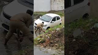 Tata tiago accident in deep water | another day of thanking God part 3#tatatiago#waterlogging#tata