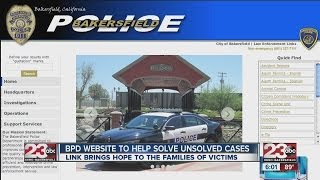 Bakersfield Police Website To Help Solve Cold Cases