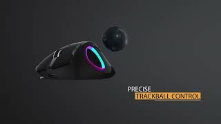 ProtoArc EM01 Advanced Wireless RGB Trackball Mouse | BEST Ergonomic Mouse of 2022