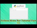 Python GUI Menu Bar Tutorial Part 15.4