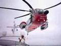 Rescue Helicopter in action, Sikorsky S-61N Mk II Her Majesty's Coastguard Rescue Helicopter in action, Sikorsky S-61N Mk II Her Majesty's Coastguard