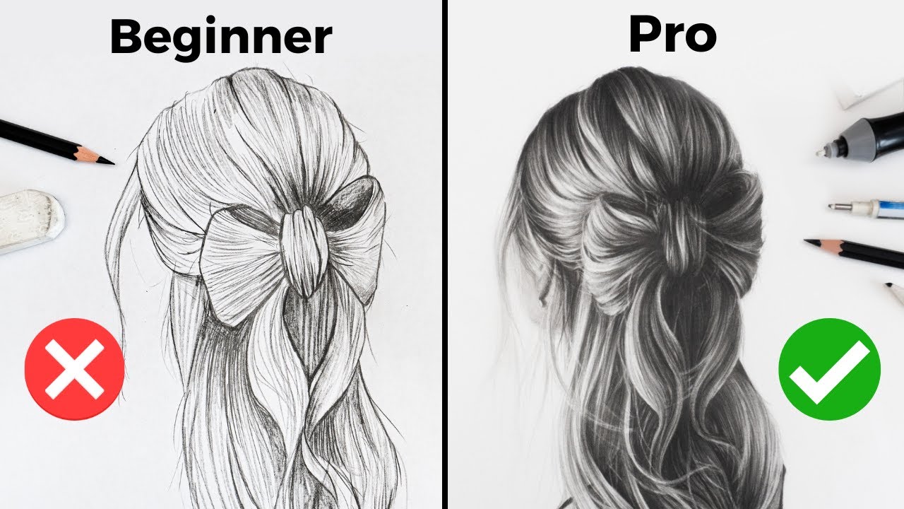 How To Draw Realistic Curly Hair With Pencil How To Draw Realistic Curly Hair With Pencil