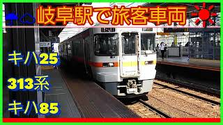 岐阜駅でキハ85の特急ひだなど、旅客車両5本撮影。