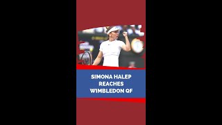 Simona Halep Reaches Wimbledon QF