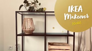 DIY IKEA HACK Vittsjö in gold