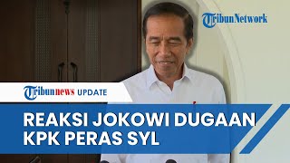 Jokowi Geleng-geleng Kepala saat Ditanya Dugaan Pimpinan KPK Peras Syahrul Yasin Limpo: Tanya Aparat