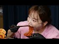 mukbang asmr scallops bomb 🖤 small octopus u0026 seafood jjamppong spicy seafood boil recipe ssoyoung