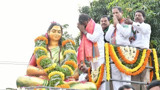 కవయిత్రి మొల్లమాంబ విగ్రహ ఆవిష్కరణ..Inauguration of statue of  Mullamamba