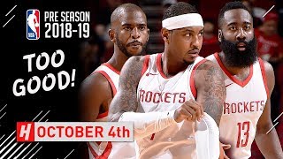 Chris Paul, James Harden & Carmelo Anthony Full Highlights vs Pacers 2018.10.04 - TOO GOOD!