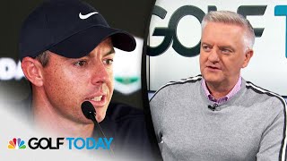 Rory McIlroy: 'Just have to look after myself' — but can he? | Golf Today | Golf Channel