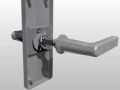 starlock® push on fastener to be located on a door handle