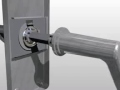 starlock® push on fastener to be located on a door handle