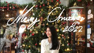 🎄cafe vlog พาเที่ยวค่าเฟ่ฟีลอบอุ่นรับลมหนาว | ครัวซองที่อร่อยที่สุด | yosita611.12