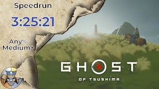 [WR] Ghost of Tsushima Speedrun in 3:25:21 - Any% Medium+