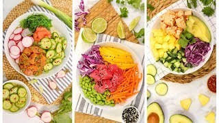 3 Lunch Bowl Recipes | Healthy + Fresh