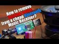 How to remove buzzing/noise from a cheap Bluetooth Music Receiver? (Experiment)