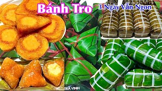 Nhanh Gấp 5 Lần - BÁNH Ú, BÁNH TÉT Nước Tro Dẻo Ngon Thơm Béo, Quá Dễ- Sweet sticky rice cake