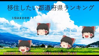 移住したい都道府県ランキング2021年