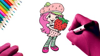 🍓 HOW TO DRAW THE STRAWBERRY DOLL