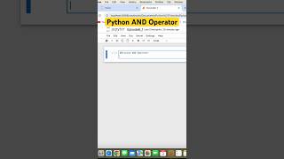 Python bitwise AND operator #coding #pythontutorial #programming