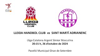 Lleida Handbol Club - Sant Martí Adrianenc B