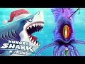 GIANT SQUID BOSS BATTLE!!! - Hungry Shark World | Ep 34 HD