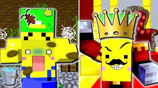 【危機一髪😱】貧乏から世界１の超お金持ちになるマインクラフト【マイクラ Minecraft】ぽっぴんず