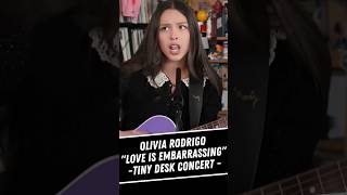 Olivia Rodrigo - "Love Is Embarrassing" -Tiny Desk Concert - #NPR with Lyrics