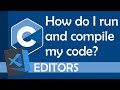 How do I run and compile my C code?