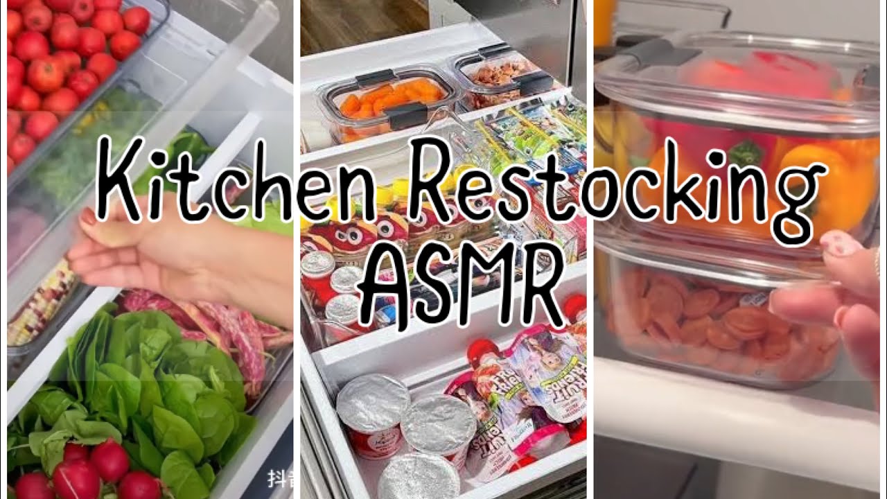 Aesthetic Asmr Kitchen Restocking Very Satisfying рџњё Tasnim Designs