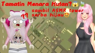 Tamatin Menara Hutan sambil ASMR tower😱💚|| #roblox#robloxedit#tower#asmr#subscribemychannel