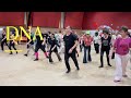 DNA (WDM25) - Linedance - José Miguel Belloque Vane (NL), Tim Johnson (UK) & Jean-PIerre Madge (CH) 
