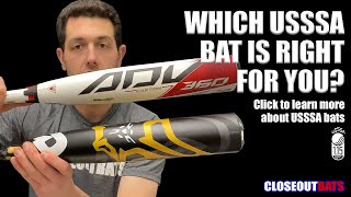 Closeoutbats.com Which USSSA bat is right for you?