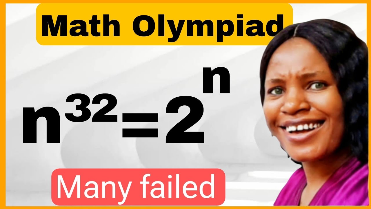 Math Olympiad German Exponential Math Problem Youtube