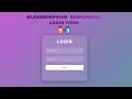 Glassmorphism Login Form using HTML and CSS | Responsive UI Tutorial