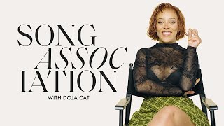Doja Cat Sings Alicia Keys, Raps Cardi B, & Performs "Won't Bite" in a Game of Song Association ELLE