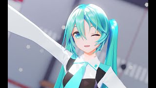 【VOCALOID MMD／4K／60FPS】Hatsune Miku【メランコリ・ナイト】