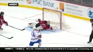 Schneider stuns Plekanec with incredible glove save