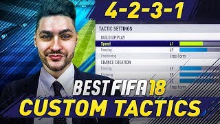 FIFA 18 BEST FORMATIONS 4-2-3-1 TUTORIAL - BEST CUSTOM TACTICS \u0026 INSTRUCTIONS / HOW TO PLAY 4-2-3-1