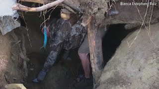 Modesto homeless found living in elaborate riverside caves