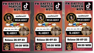 PK Macth agency.Kocak agency vs Solid Agency, Ayufitria257 vs miss cleo aura