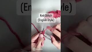 Knit Stitch (English Style) //Technique review for my beginner knitting class at Wet Coast Wools