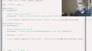 Flask Web Development in Python - 4 - HTML Logic