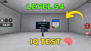 How To Solve Roblox IQ Test Level 54 | IQ Test 🧠 Guide