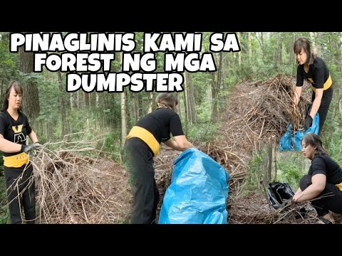 PINALINIS NG KALAT SA FOREST DUMPSTER DIVING THAI-FINNISH PERO PUSONG PINAY